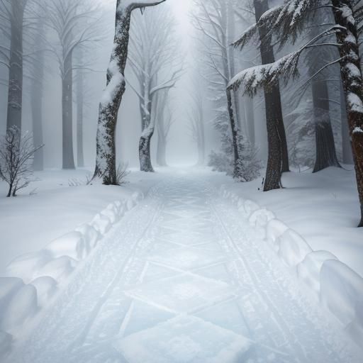 Icy Path to Hell in a Blizzard