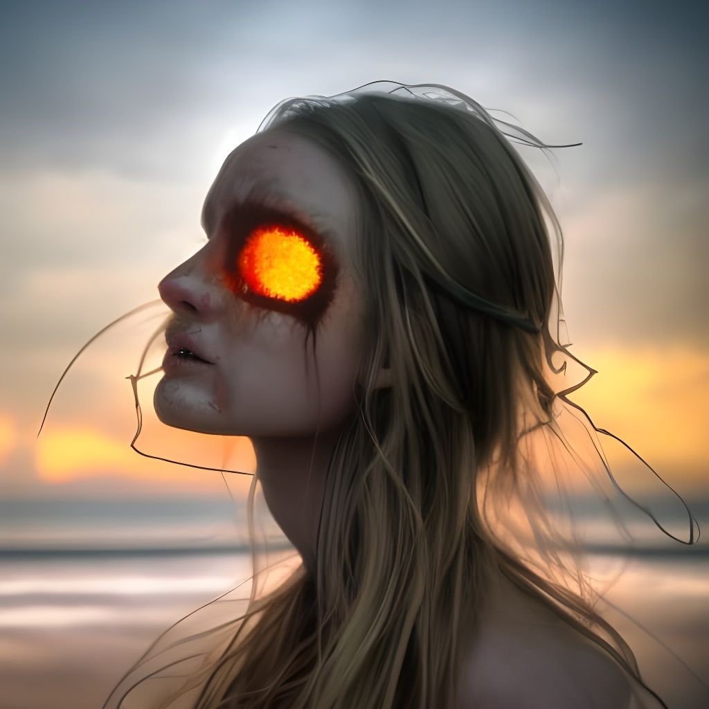 Lady of Computing Machinery in Golden Hour