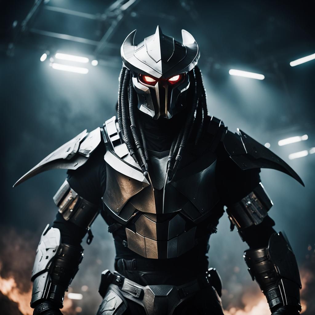 Battle Manta in Predator Mask, Cinematic Film Still
