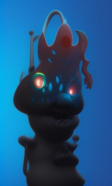 Chrome Punk Character in Bright 3D Style