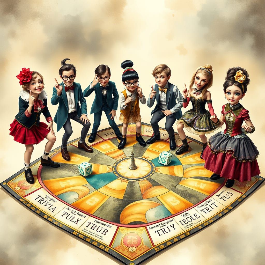 Surreal School Club Embarks on Whimsical Trivial Pursuit Que...