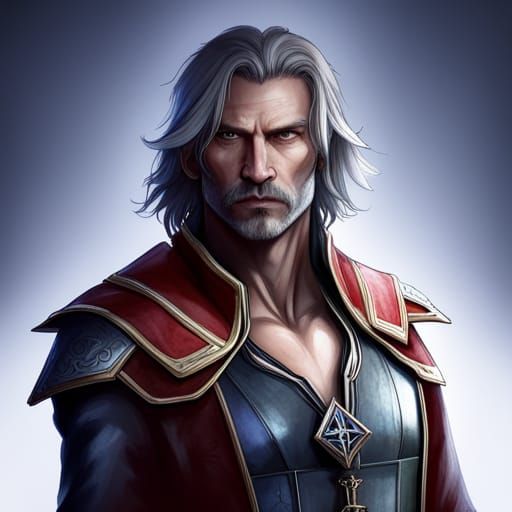 Castlevania Portrait in Art Nouveau Style