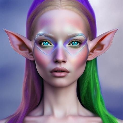 high-fantasy elf girl