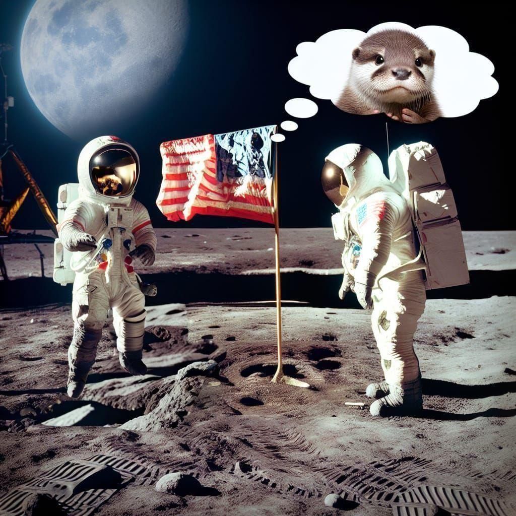 chat bubble on the moon
