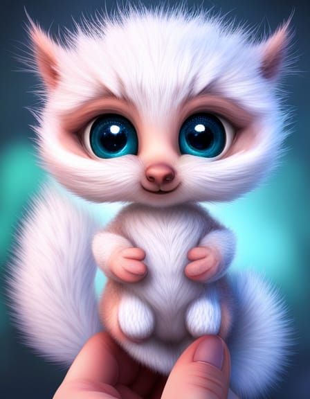 Cute Fluffy Alien