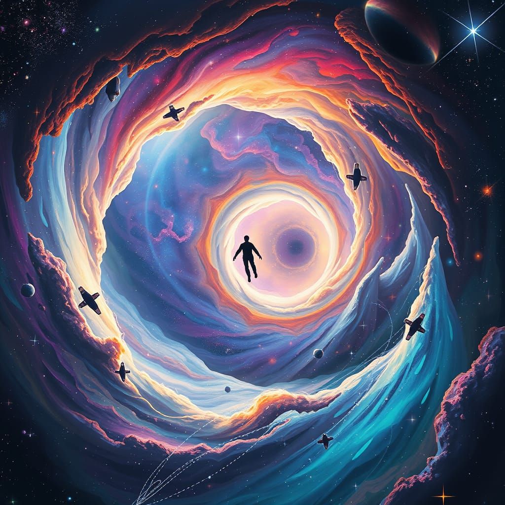 Cosmic Traveler in Vibrant Nebulae Approaches the Pleiades