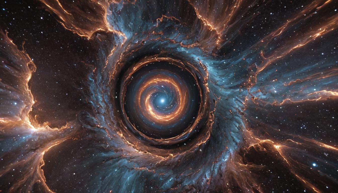 Warp Speed Journey Through Deep Space Wormhole