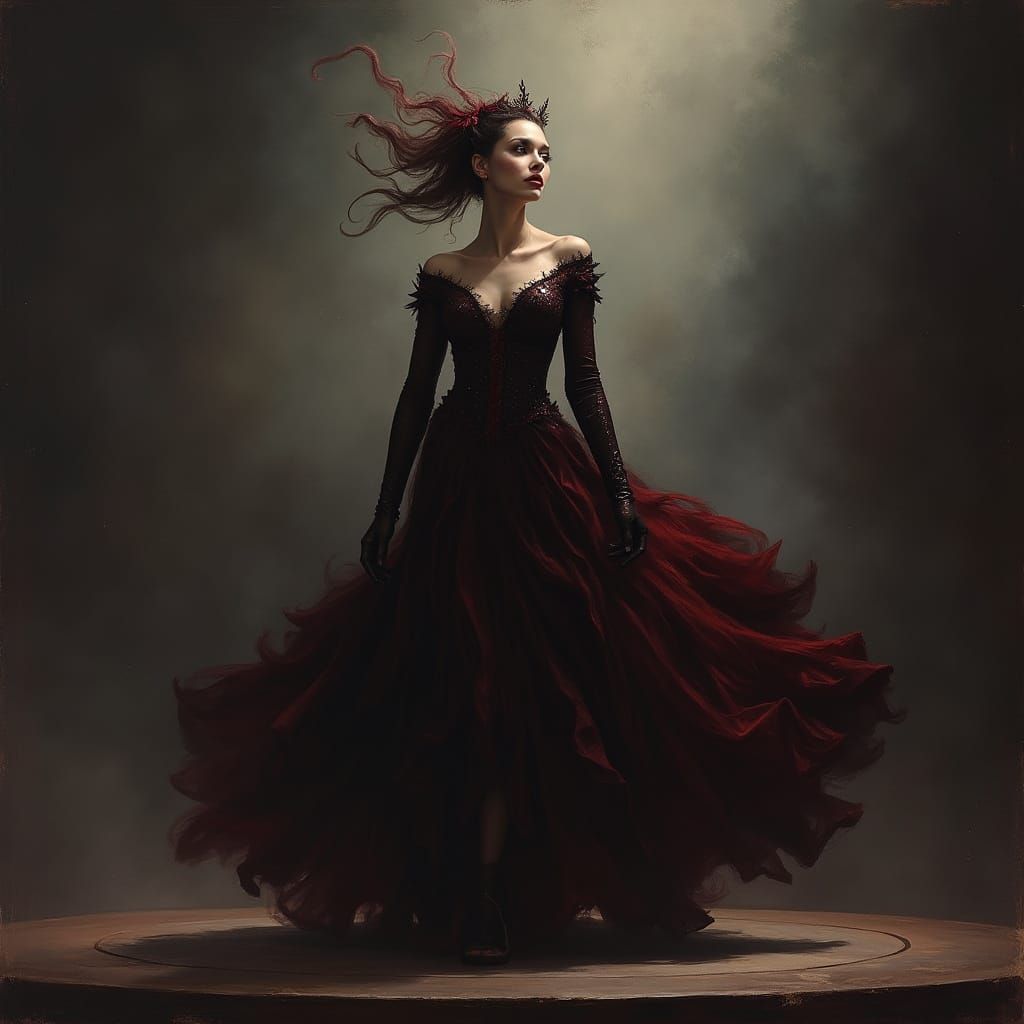 The Melodramatic: A Rembrandt-Inspired Supervillain Portrait