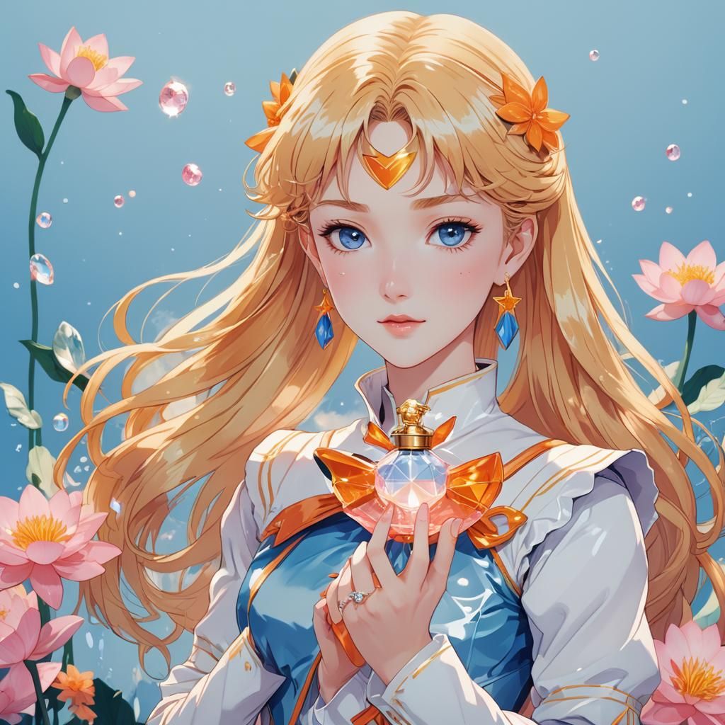 Sailor Venus Perfume, Anime-Style Illustration