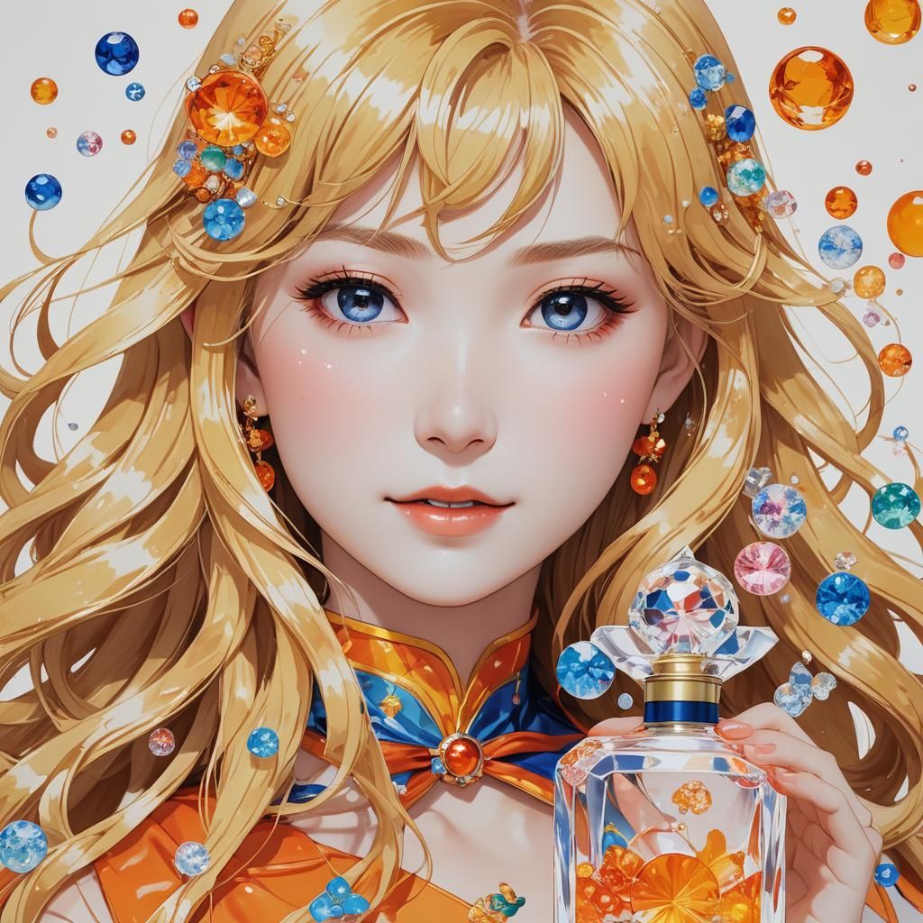 Sailor Venus Perfume Ad, Anime Poster Art