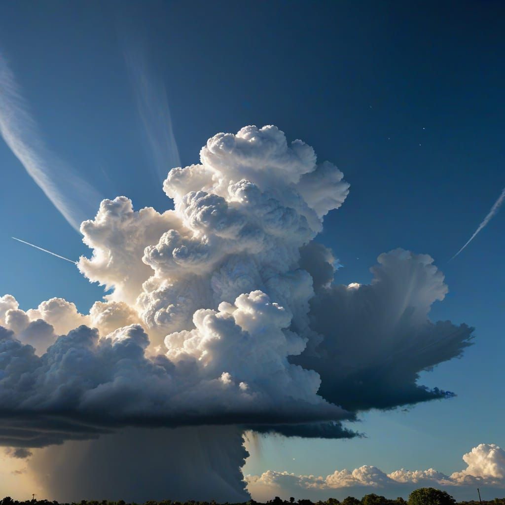 Cumulonimbus Clouds Captured in Stunning Bokeh