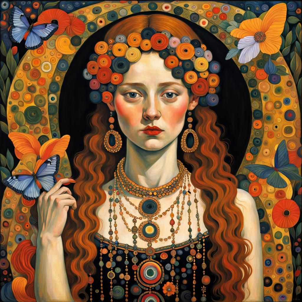 Intricate Luminous Artwork in Maximalist Style