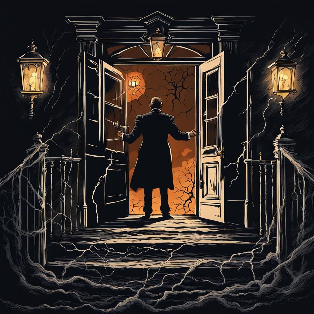 Haunted Mansion: Scary Butler in a Storm