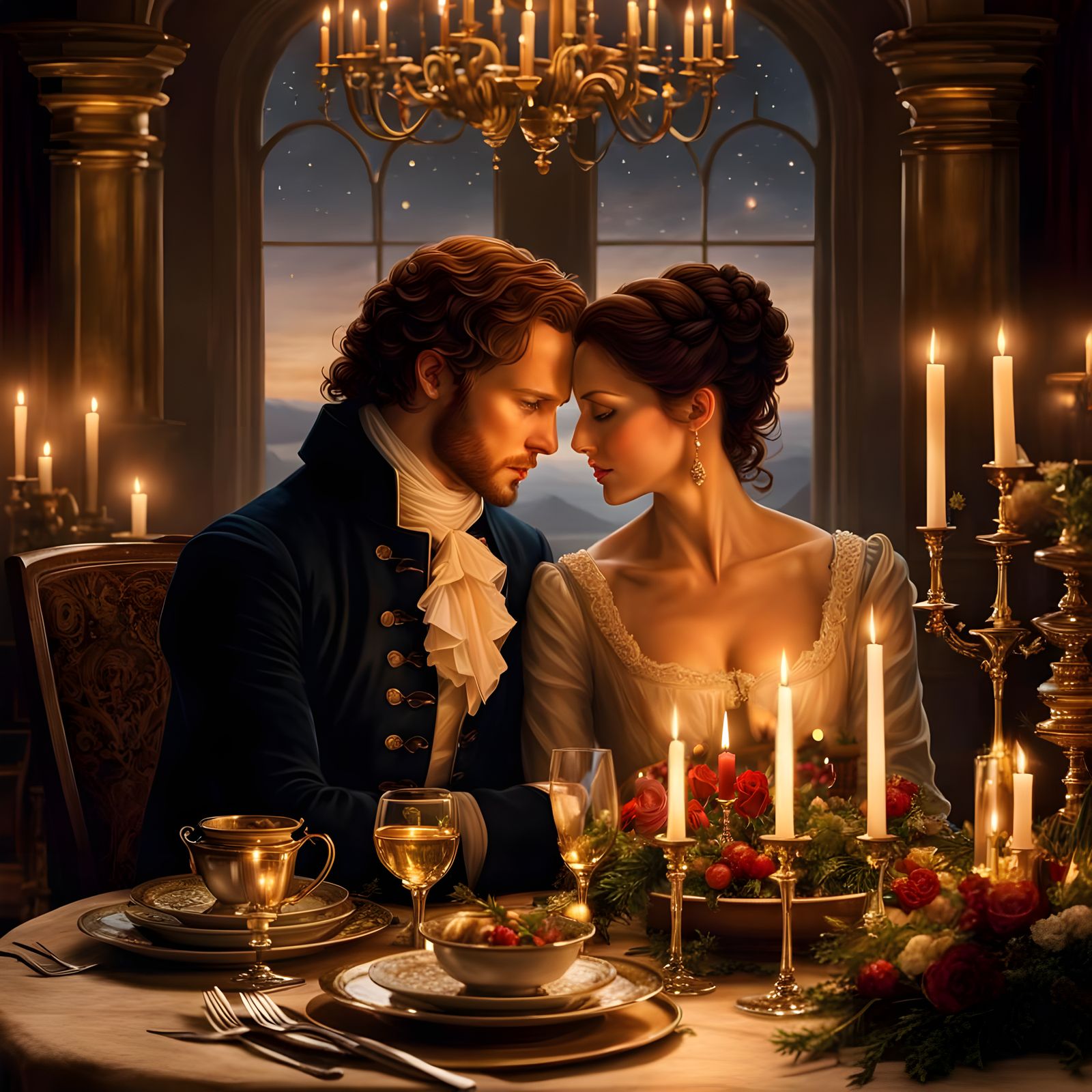 Jamie and Claire from Outlander