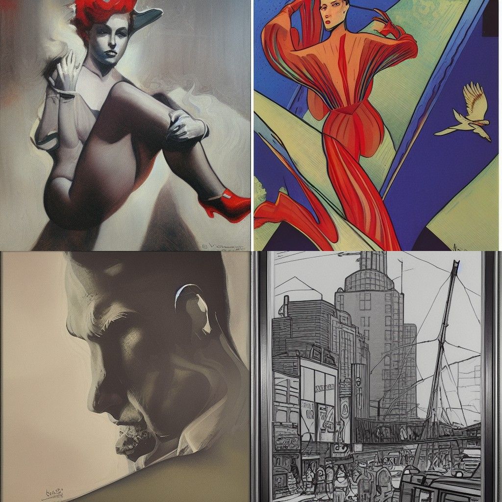 Vaughn Bodé Style Surreal Cartoon