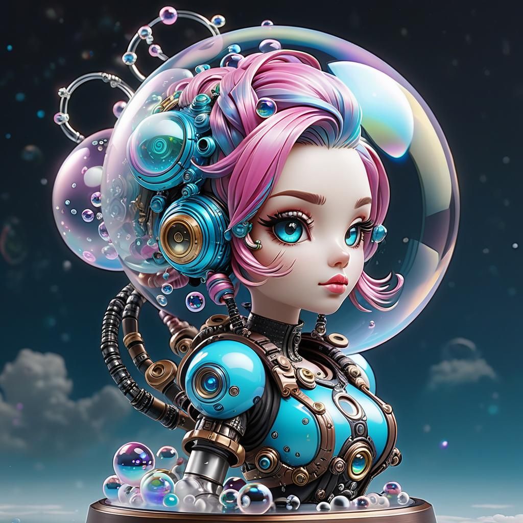 Ciber Bubble Punk Sculpture