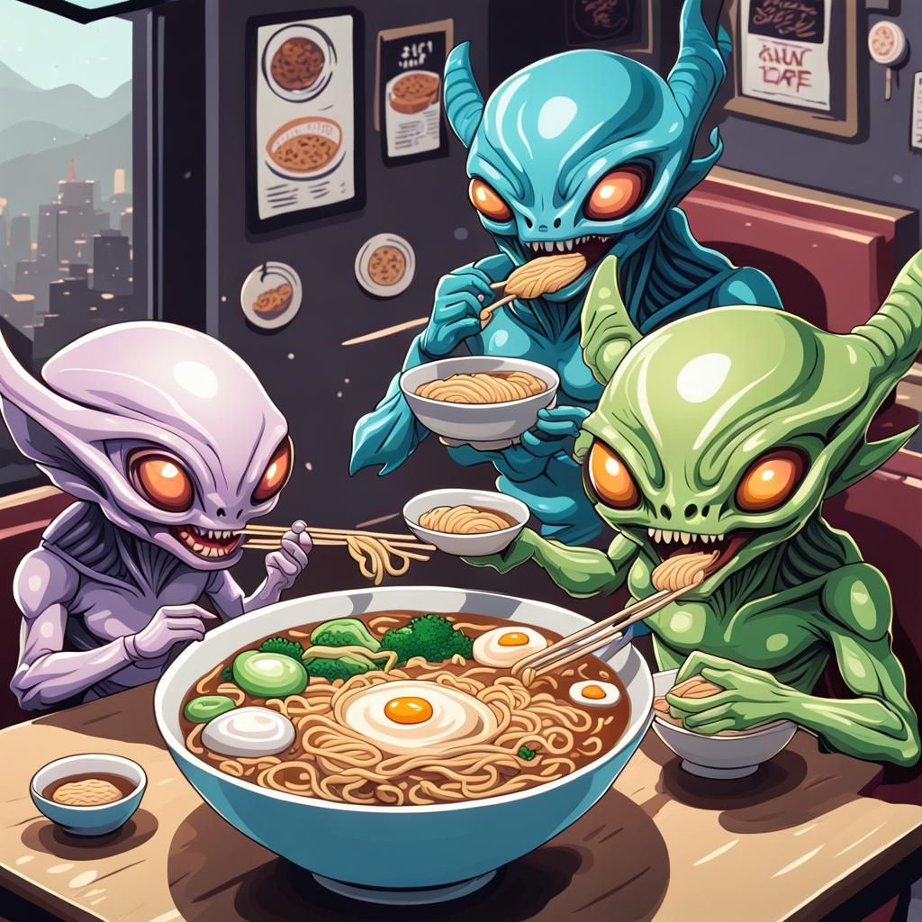 Frank Eat the Noodles not the Sticks