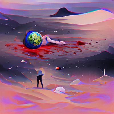 Death of a planet