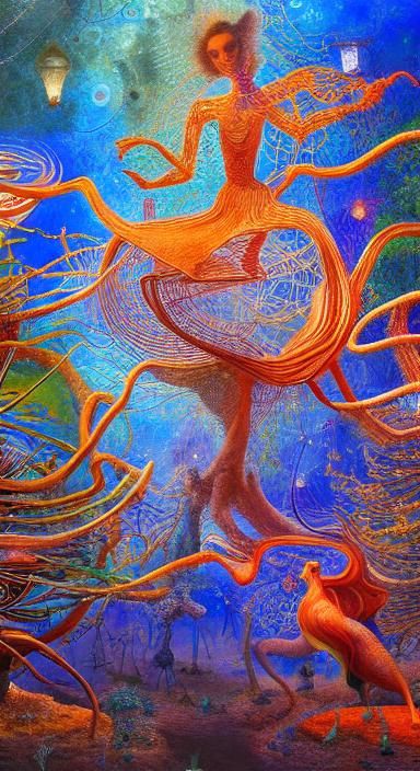 Alone in Simulation: Surreal Fairytale in Rich Colors