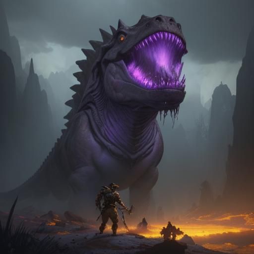 Armored Dinosaurs Lead Ancient Army in Jungle