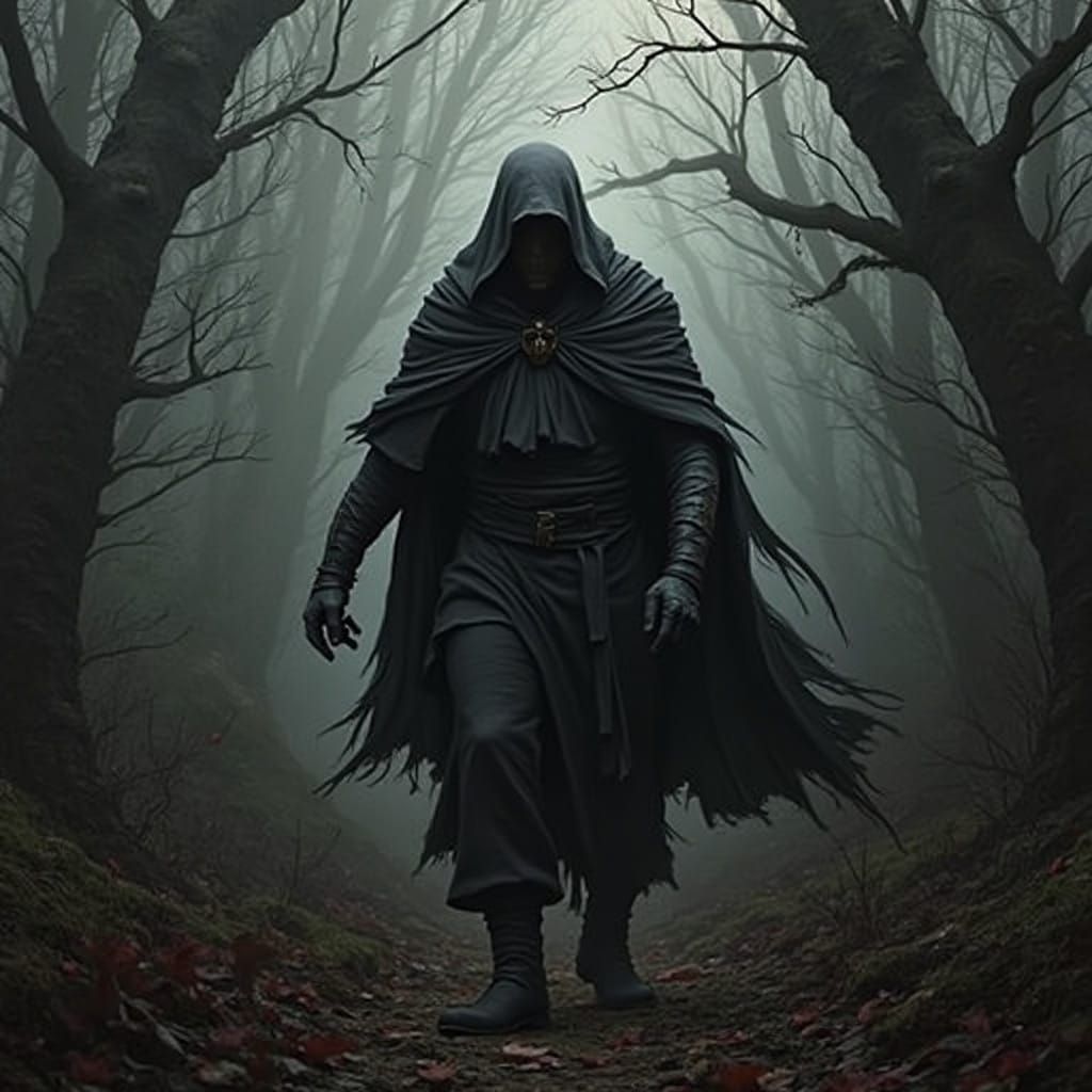 Dark Fantasy Landscape in Grimdark Style