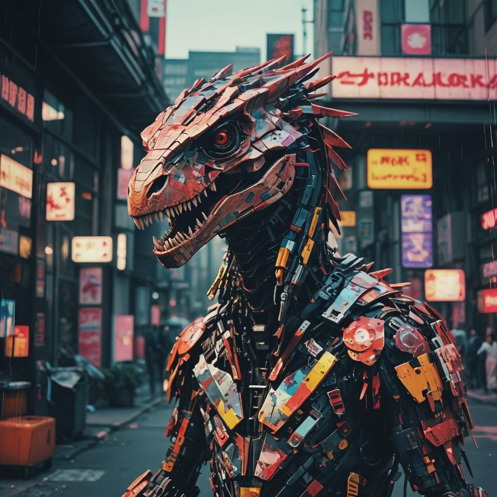 Dramatic Glitch Art with Pixelation and Film Grain