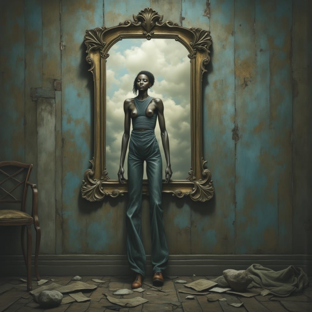 Ethereal Reflections in a Mystical Mirror