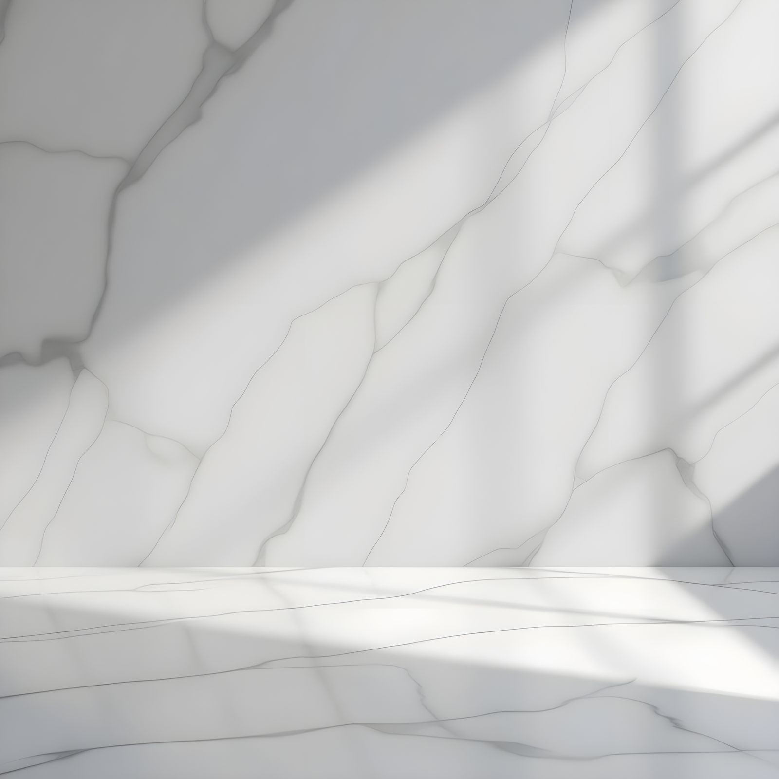 Elegant Minimalist Marble Background with Ample Copy Space