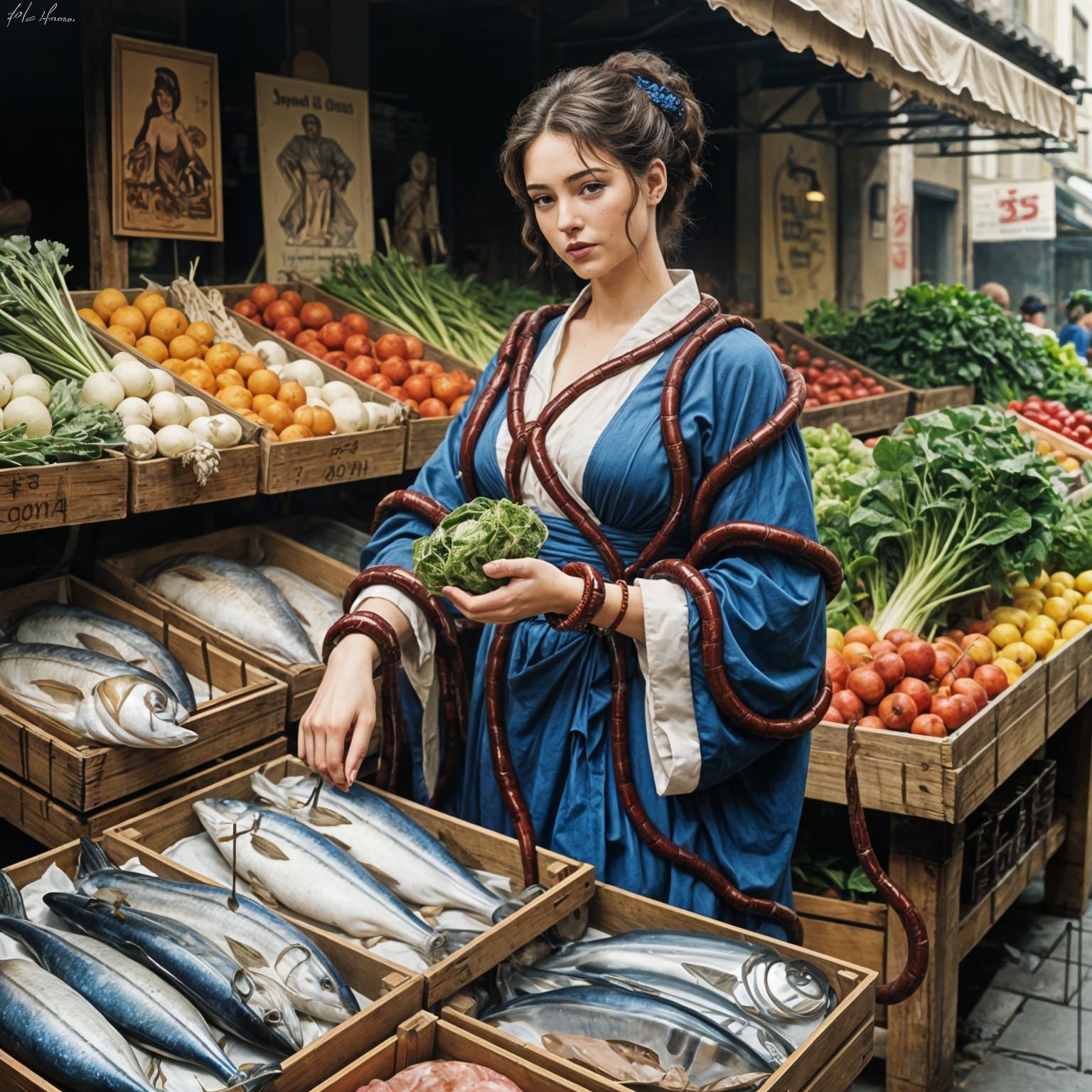 AI Generated Image of a Beautiful Woman