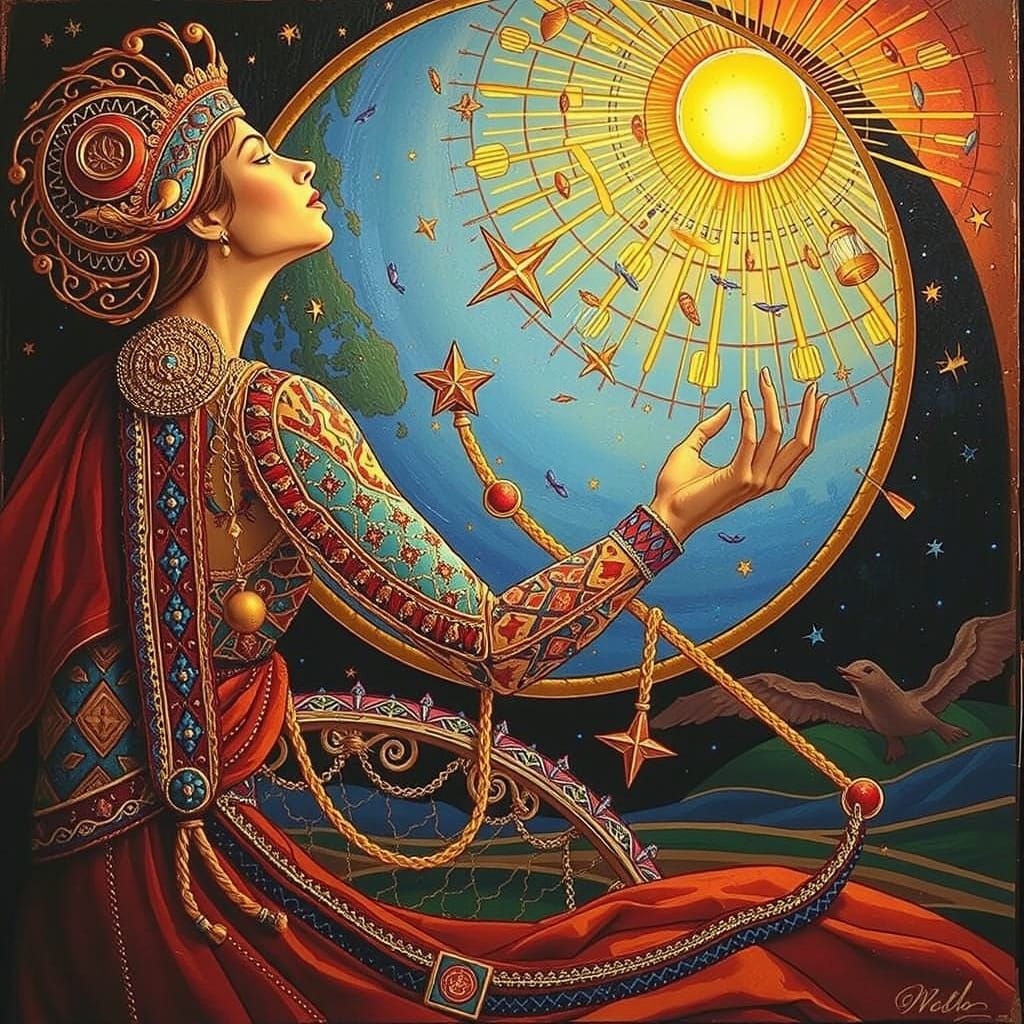 Abstract Concept of Perfection and Beauty