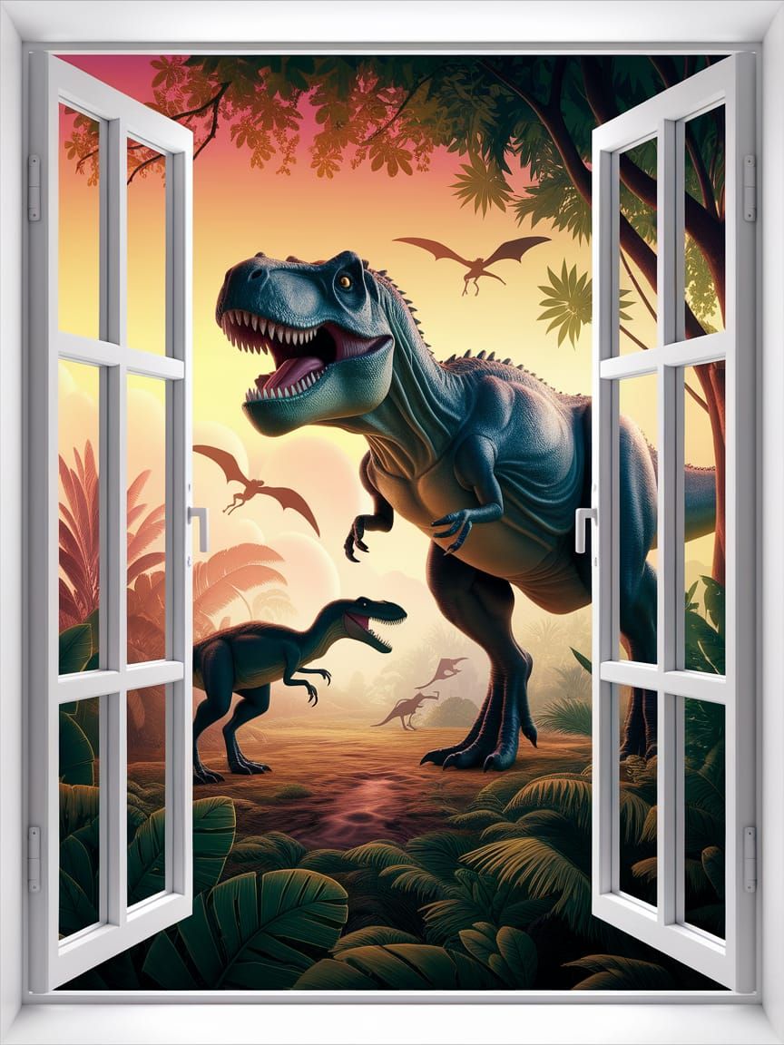 Window to Jurassic Park