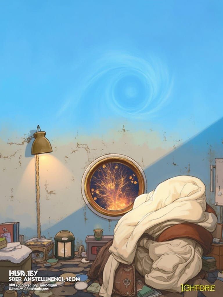 Whimsical Portal to a Mystical Forest in a Dreamy Bedroom Sc...