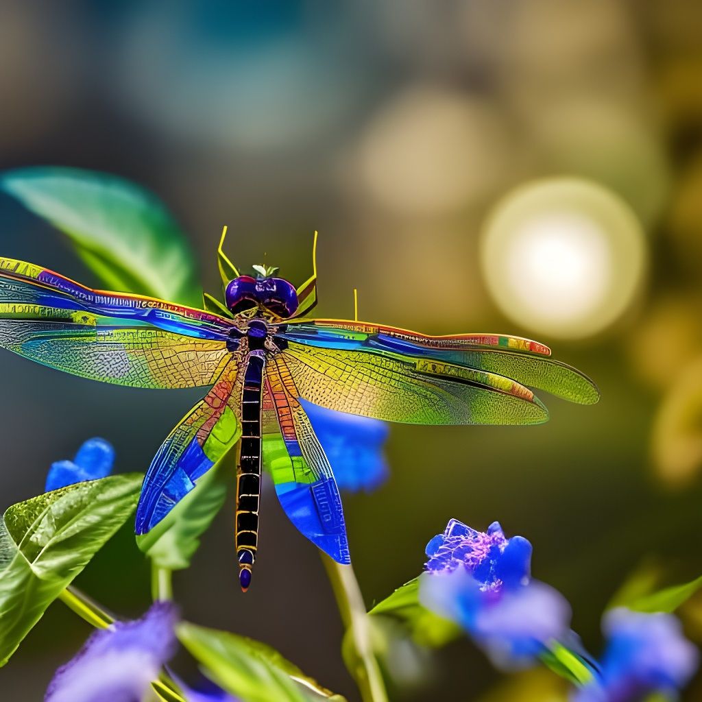indigo dragonfly