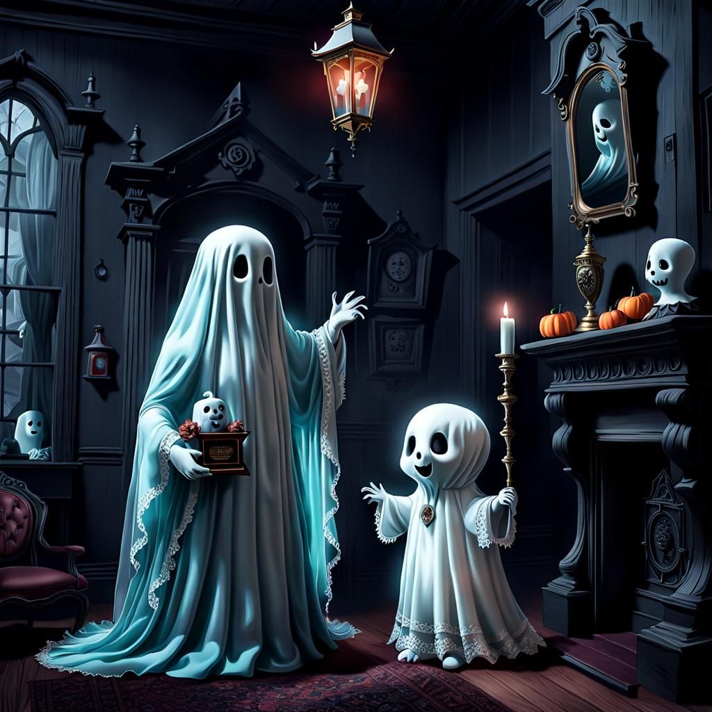 Baby Ghost Wins Spook Award in Haunted House