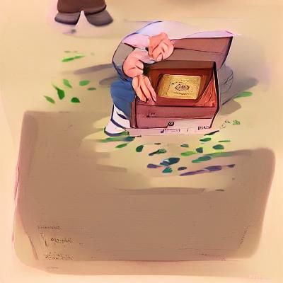 Nostalgic Old Man Finds Childhood Memory Box