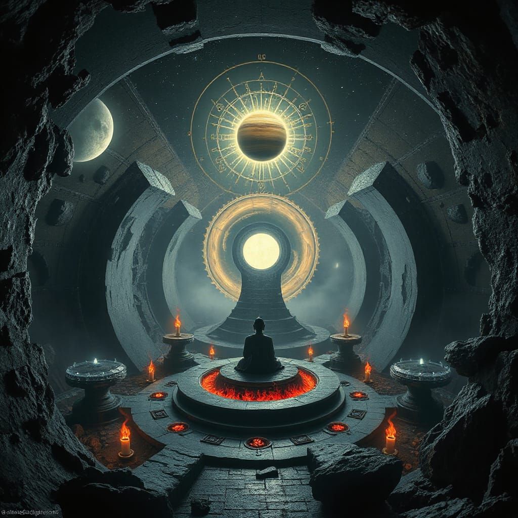 Saturnian Space Colony: Cosmic Gothic Horror Fantasy