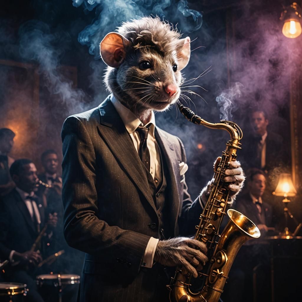 A Rat, Jazz and a Sax.