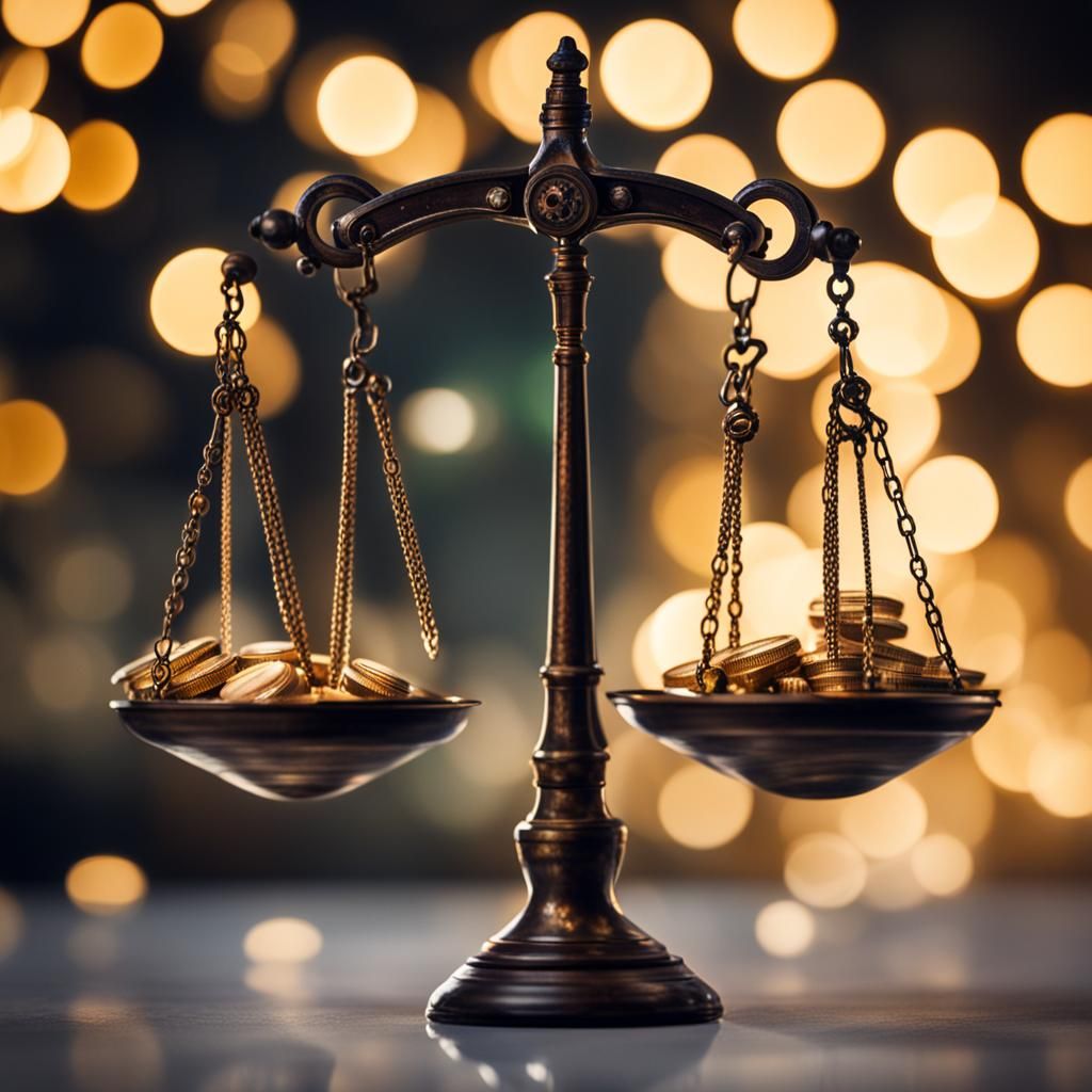 Libra Sign in Professional Photography Style