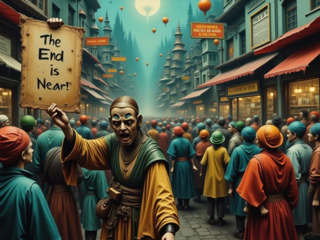 Bizarre Prophet Proclaims the End in Mystical Market