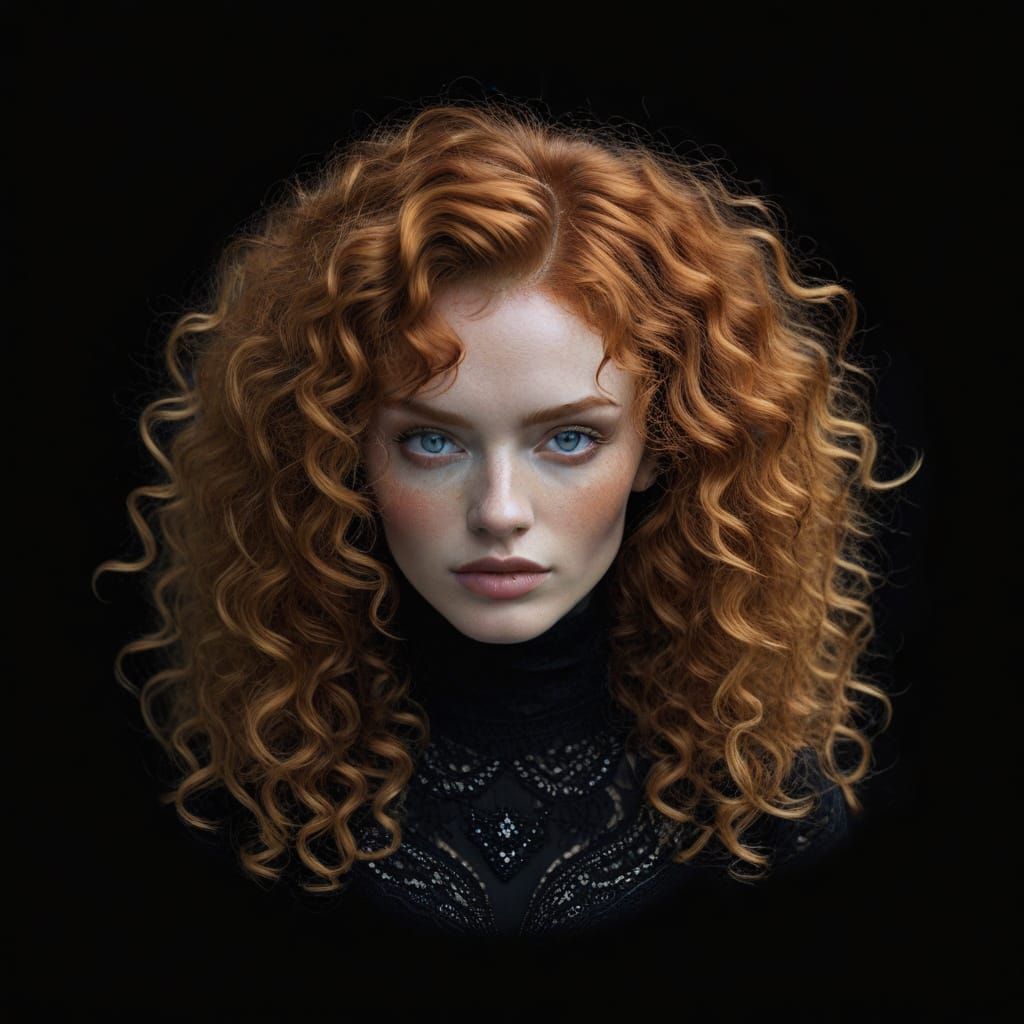 Ginger Goddess in Luxurious Textures