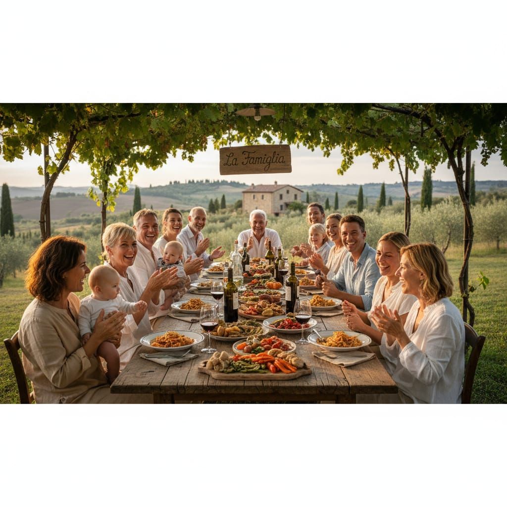 Photographic La Famiglia Portrait