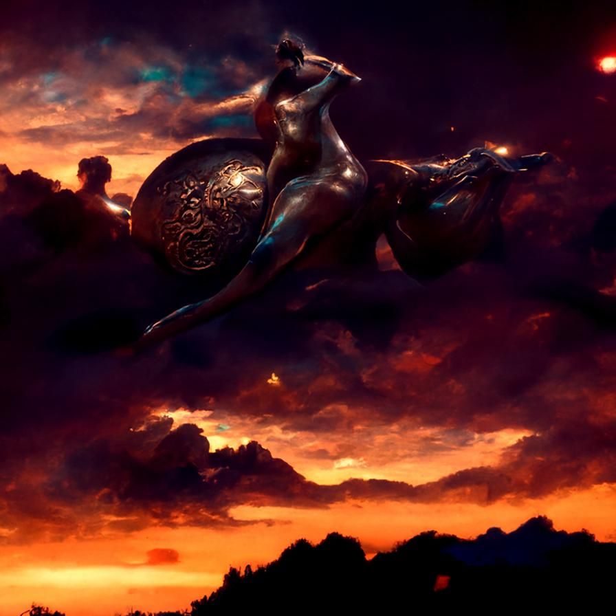 Copper Sunset: A Matte Painting Triumph