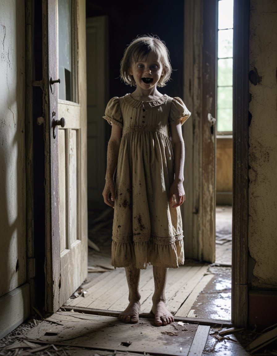 Eerie Child of the Forgotten House
