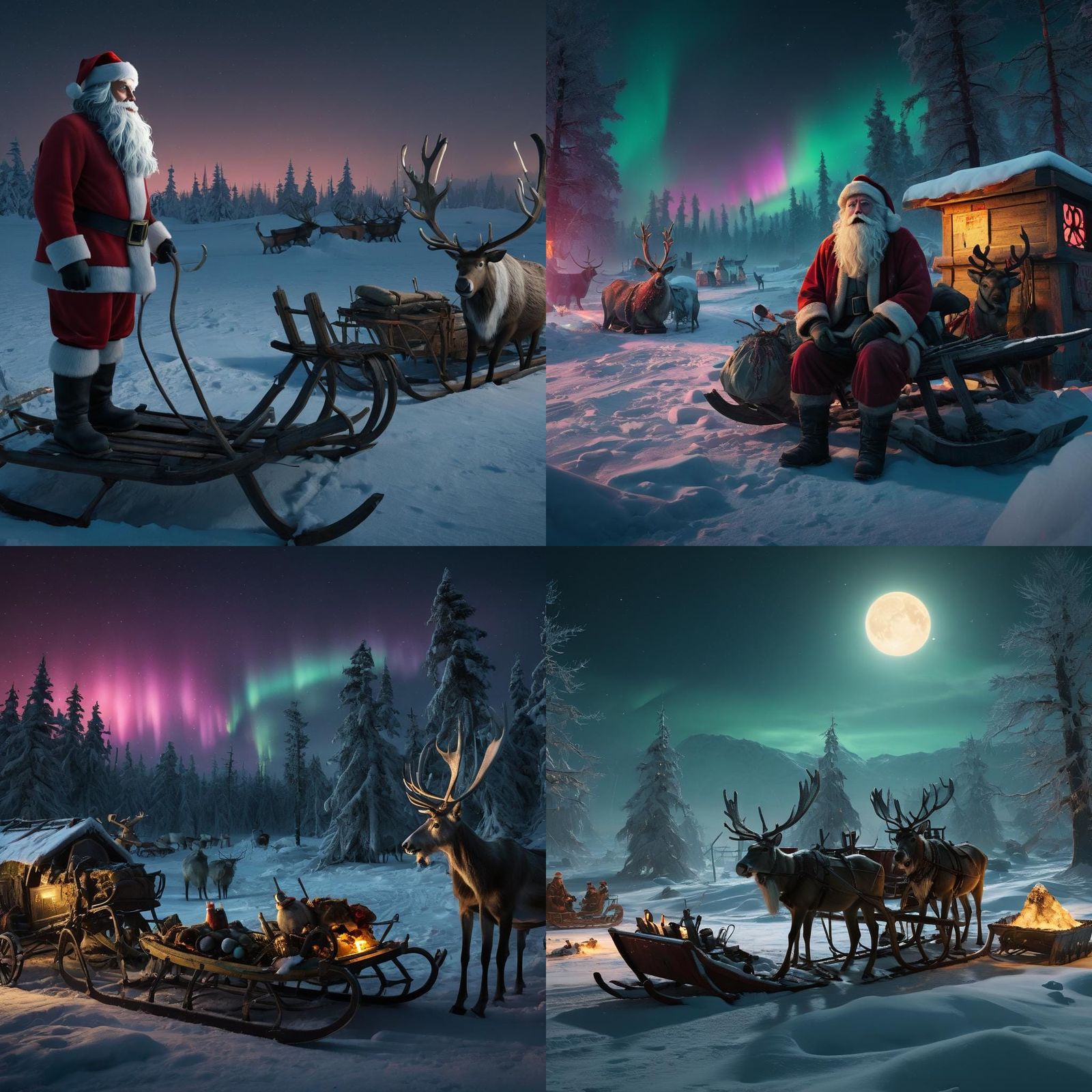 Apocalyptic Winter Scene: Haunting Post-Apocalyptic Landscap...