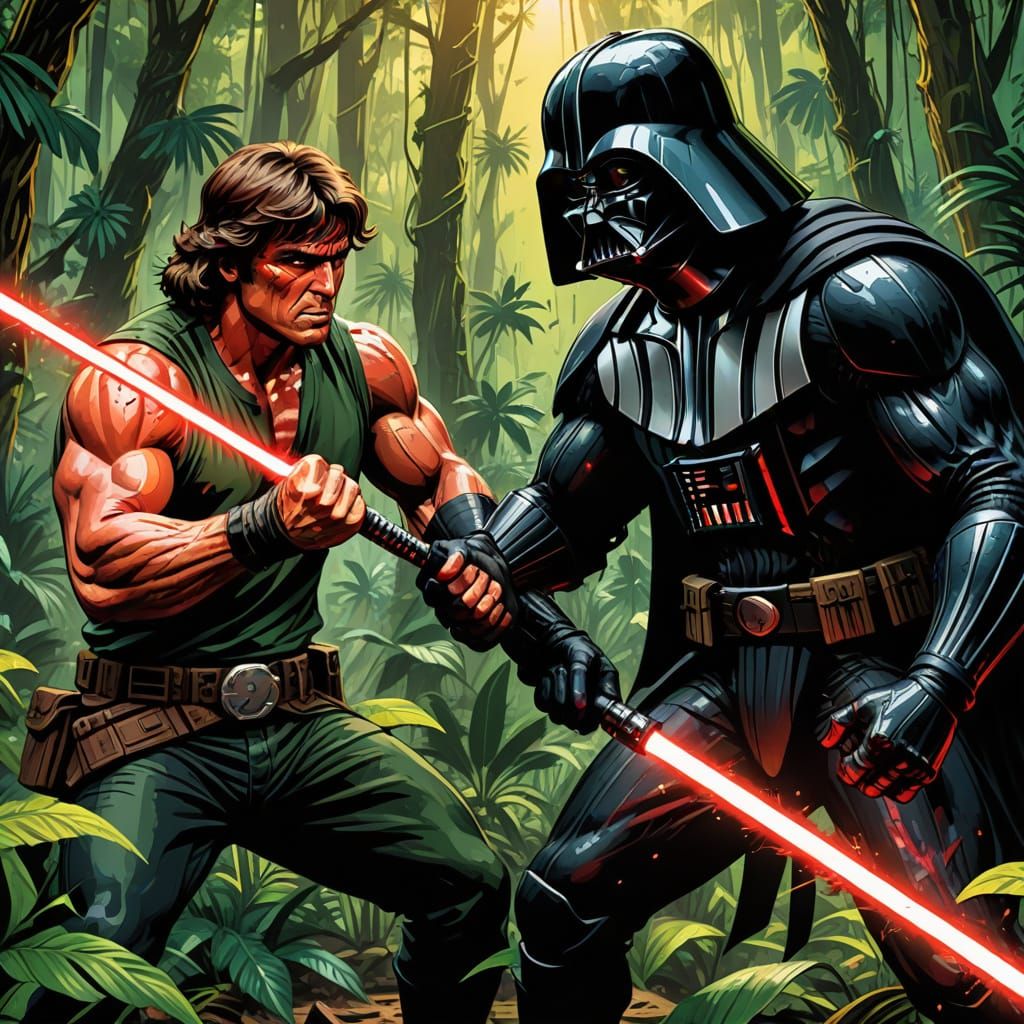 Rambo vs Darth Vader