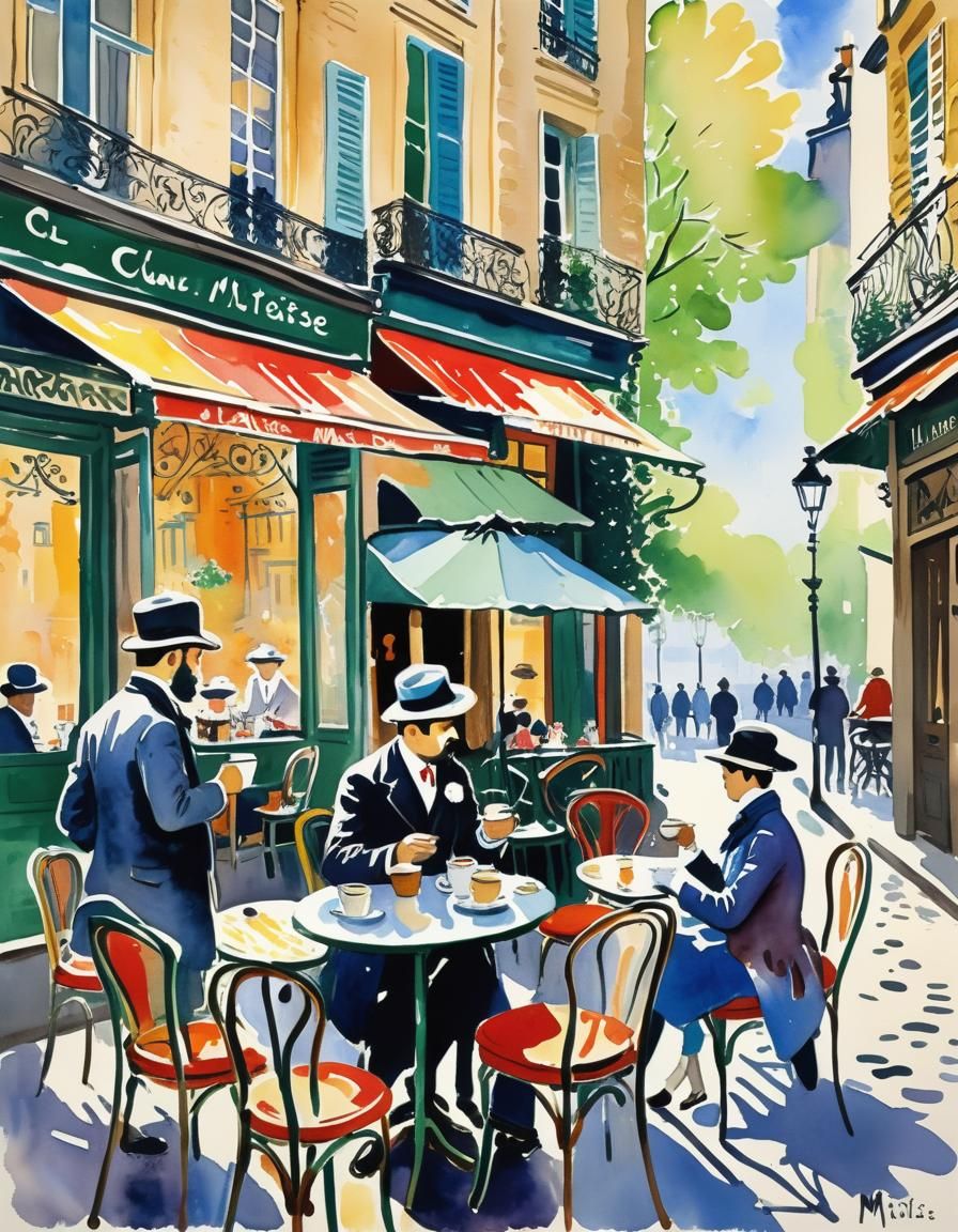Paris cafe