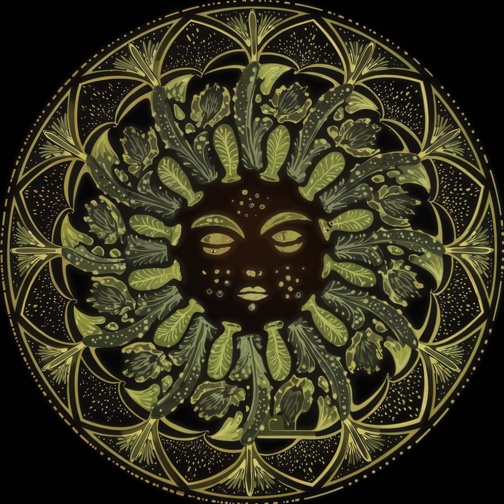 Minimalist Sun Emblem for Arts Festival Logo