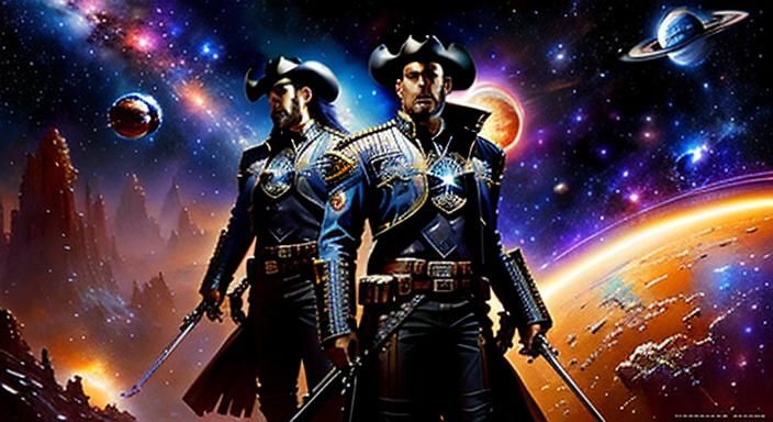 Epic Cosmic Space Travel Masterpiece