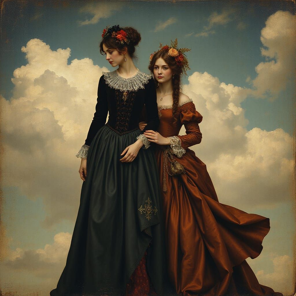 Surreal Portrait in Classical Fantasy Style