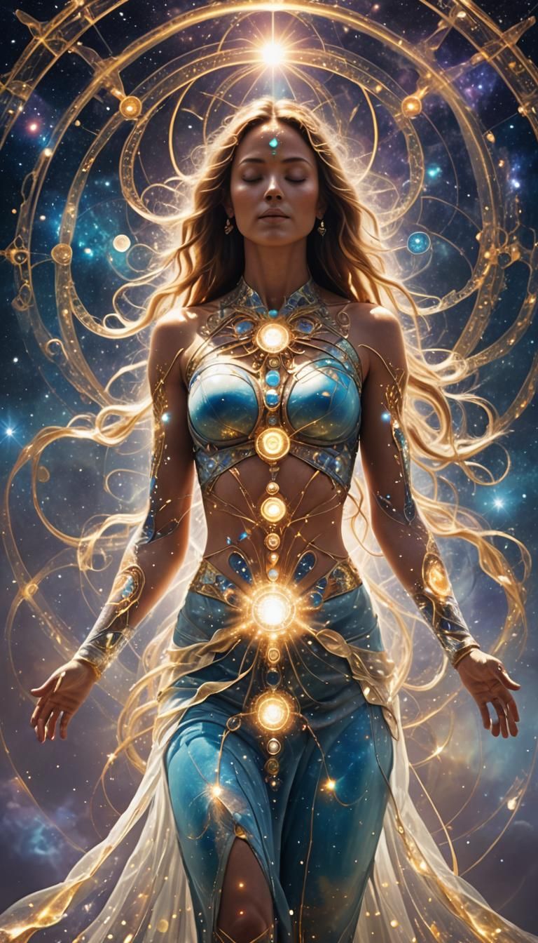 Arcturian Light Being Activation in Volumetric Lighting